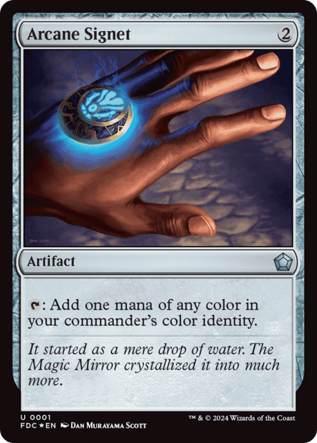 Arcane Signet (1) — Foundations Commander
