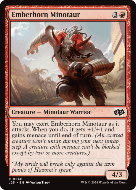 Emberhorn Minotaur (540) — Foundations Jumpstart