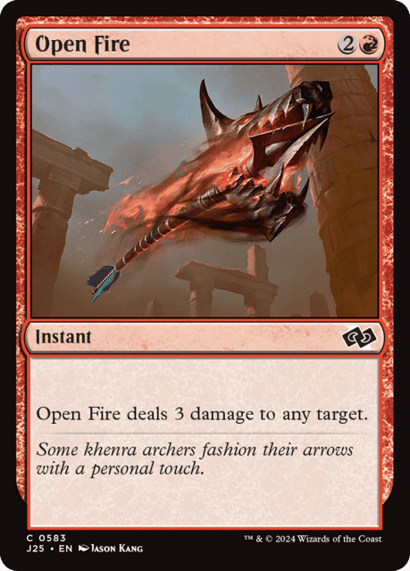 Open Fire (583) — Foundations Jumpstart