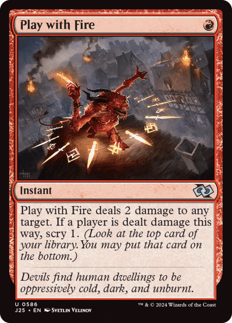 Play with Fire (586) — Foundations Jumpstart