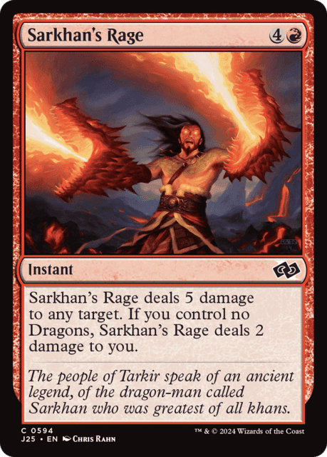 Sarkhan's Rage (594) — Foundations Jumpstart