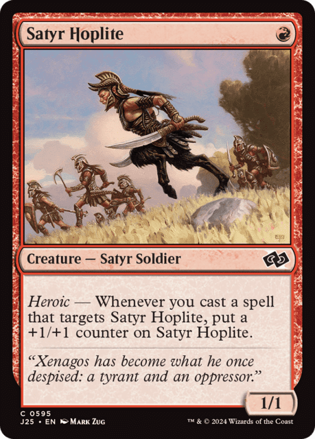 Satyr Hoplite (595) — Foundations Jumpstart
