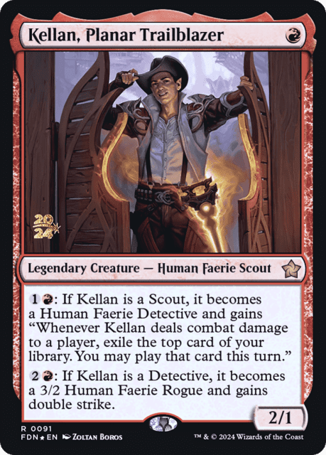 Kellan, Planar Trailblazer (91) — Foundations Promos