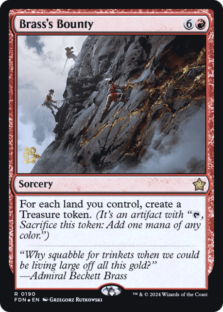 Brass's Bounty (190) — Foundations Promos