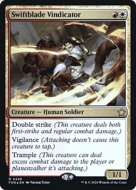 Swiftblade Vindicator (246) — Foundations Promos