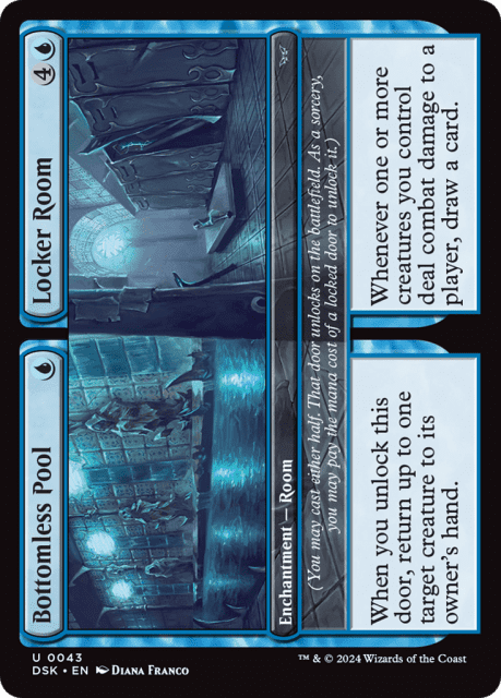 Bottomless Pool // Locker Room (43) — Duskmourn: House of Horror