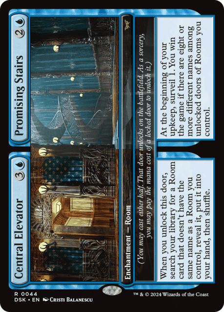 Central Elevator // Promising Stairs (44) — Duskmourn: House of Horror