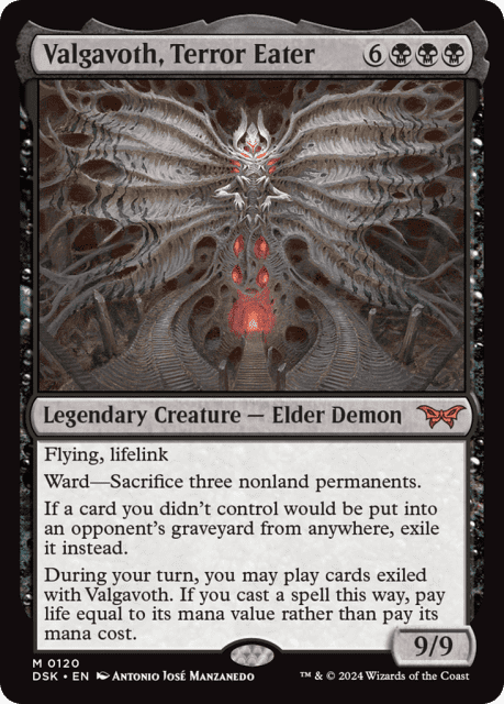 Valgavoth, Terror Eater (120) — Duskmourn: House of Horror