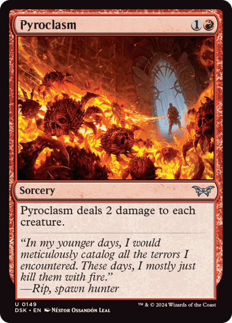 Pyroclasm (149) — Duskmourn: House of Horror