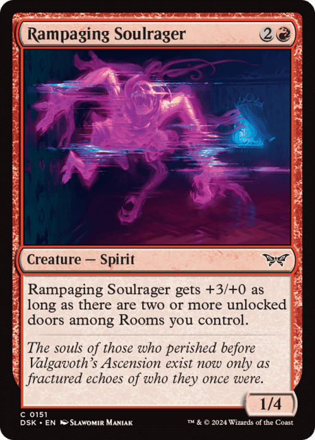 Rampaging Soulrager (151) — Duskmourn: House of Horror