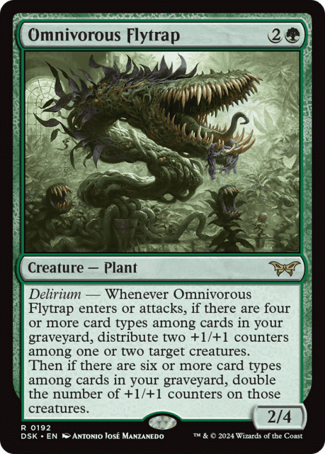 Omnivorous Flytrap (192) — Duskmourn: House of Horror