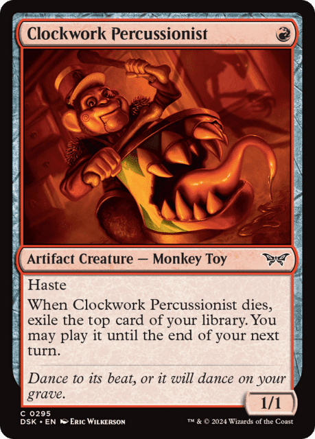 Clockwork Percussionist (295) — Duskmourn: House of Horror