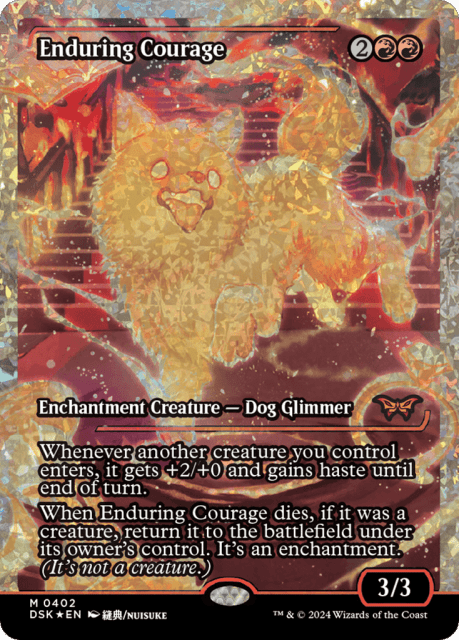 Enduring Courage (402) — Duskmourn: House of Horror