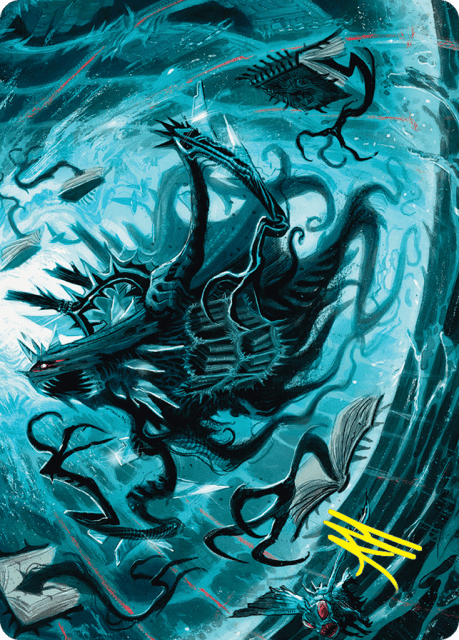 Overlord of the Floodpits (4) — Duskmourn: House of Horror Art Series