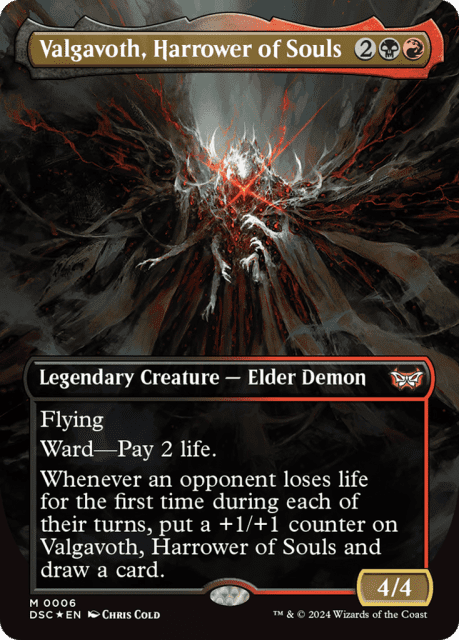 Valgavoth, Harrower of Souls (6) — Duskmourn: House of Horror Commander