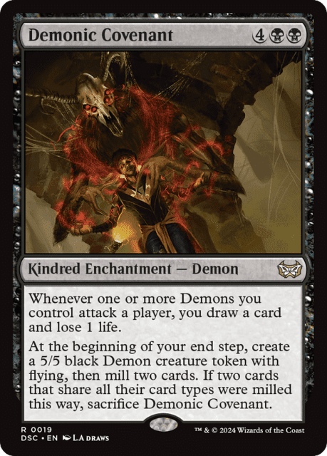 Demonic Covenant (19) — Duskmourn: House of Horror Commander