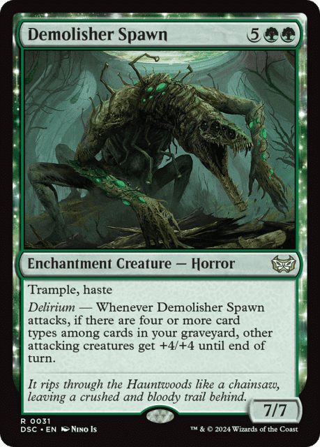 Demolisher Spawn (31) — Duskmourn: House of Horror Commander