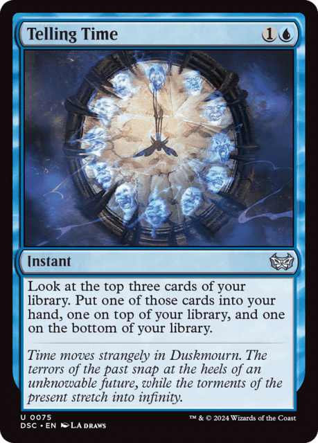 Telling Time (75) — Duskmourn: House of Horror Commander