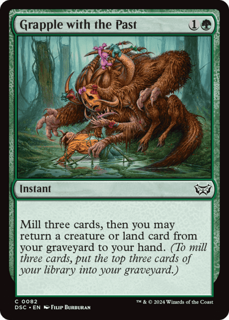 Grapple with the Past (82) — Duskmourn: House of Horror Commander