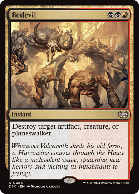 Bedevil (84) — Duskmourn: House of Horror Commander