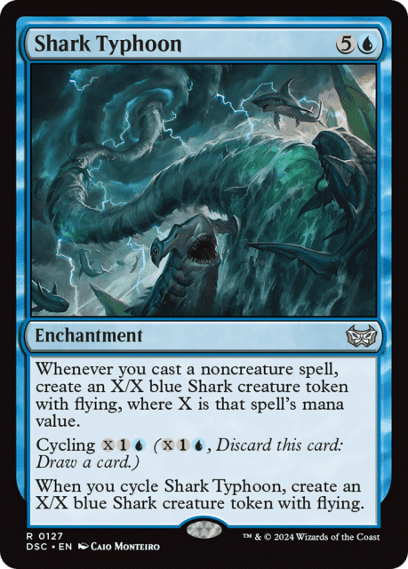 Shark Typhoon (127) — Duskmourn: House of Horror Commander