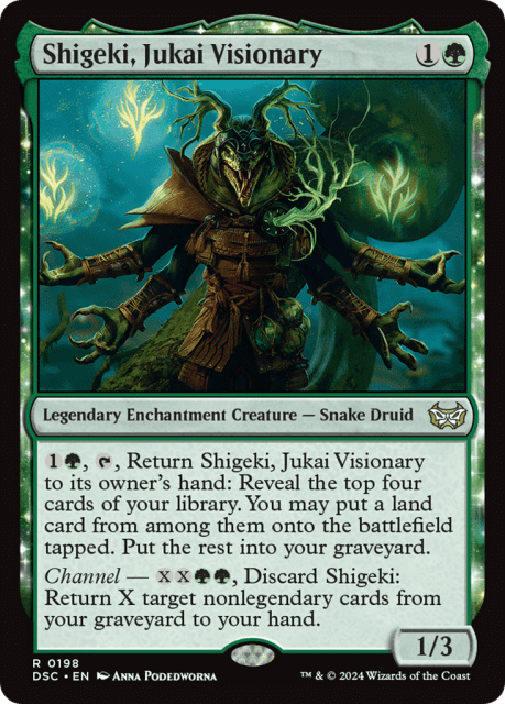 Shigeki, Jukai Visionary (198) — Duskmourn: House of Horror Commander