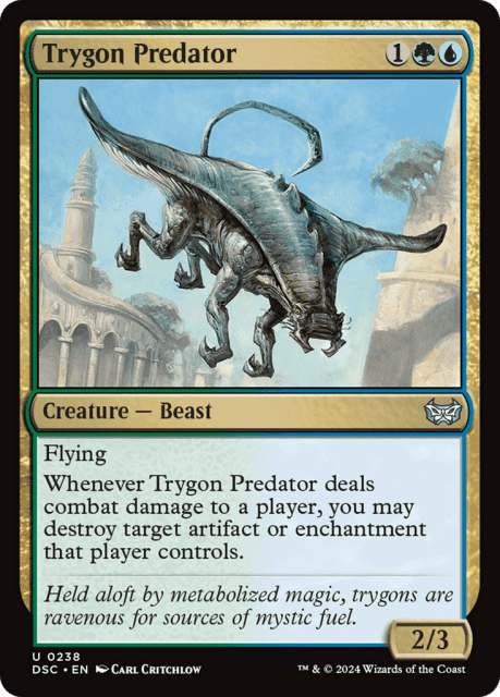 Trygon Predator (238) — Duskmourn: House of Horror Commander