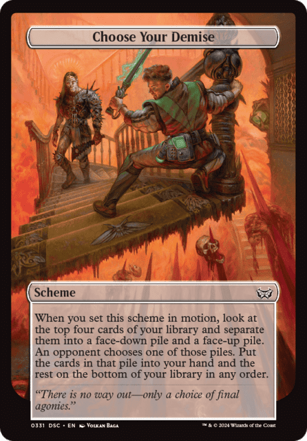 Choose Your Demise (331) — Duskmourn: House of Horror Commander