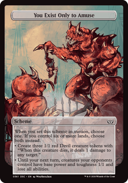 You Exist Only to Amuse (361) — Duskmourn: House of Horror Commander