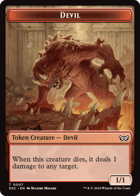Devil (7) — Duskmourn: House of Horror Commander