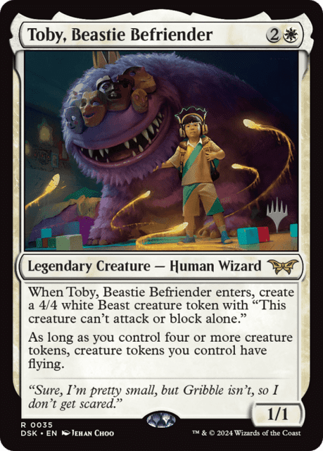 Toby, Beastie Befriender (35) — Duskmourn: House of Horror Promos