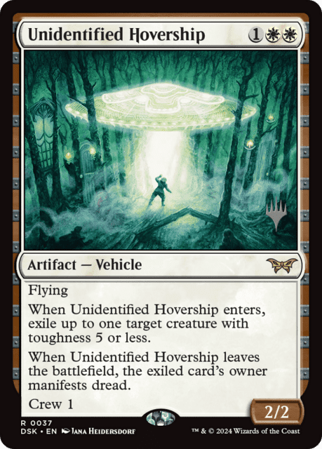 Unidentified Hovership (37) — Duskmourn: House of Horror Promos