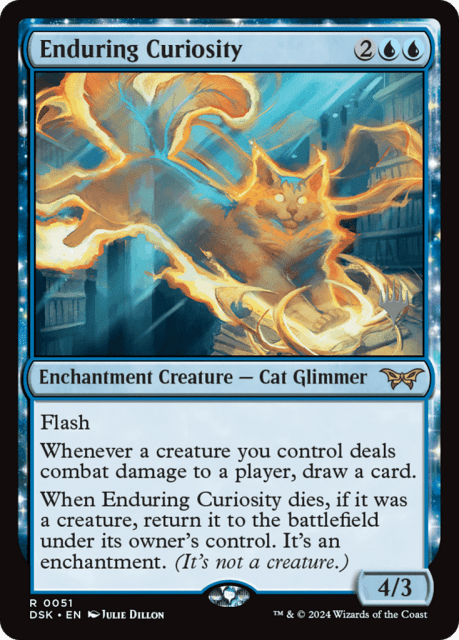 Enduring Curiosity (51) — Duskmourn: House of Horror Promos