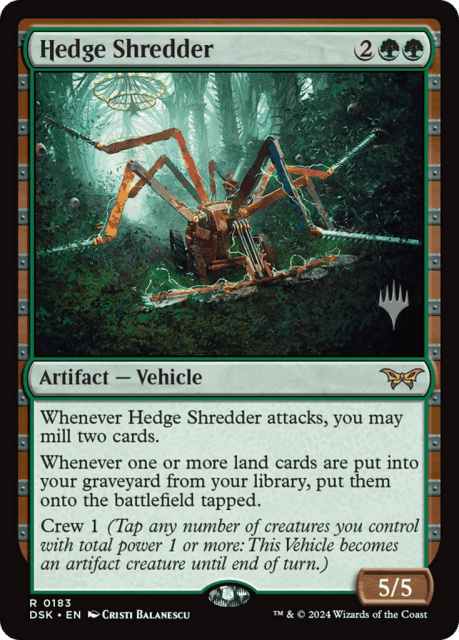 Hedge Shredder (183) — Duskmourn: House of Horror Promos
