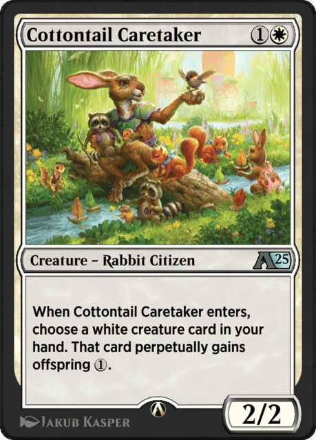 Cottontail Caretaker (2) — Alchemy: Bloomburrow