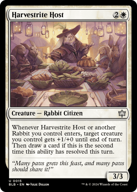 Harvestrite Host (15) — Bloomburrow