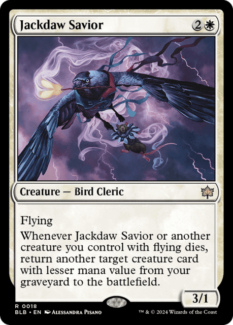 Jackdaw Savior (18) — Bloomburrow