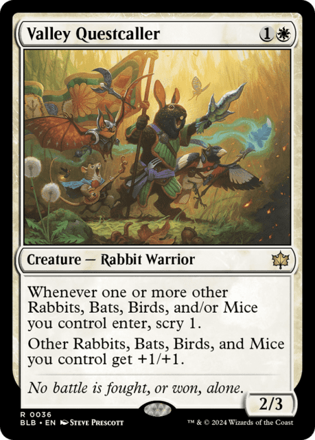 Valley Questcaller (36) — Bloomburrow