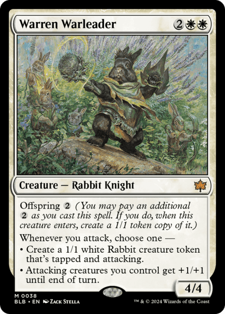 Warren Warleader (38) — Bloomburrow