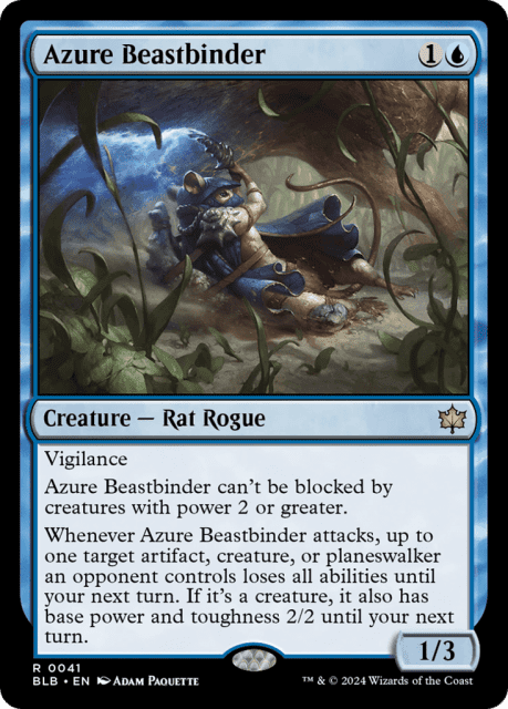 Azure Beastbinder (41) — Bloomburrow