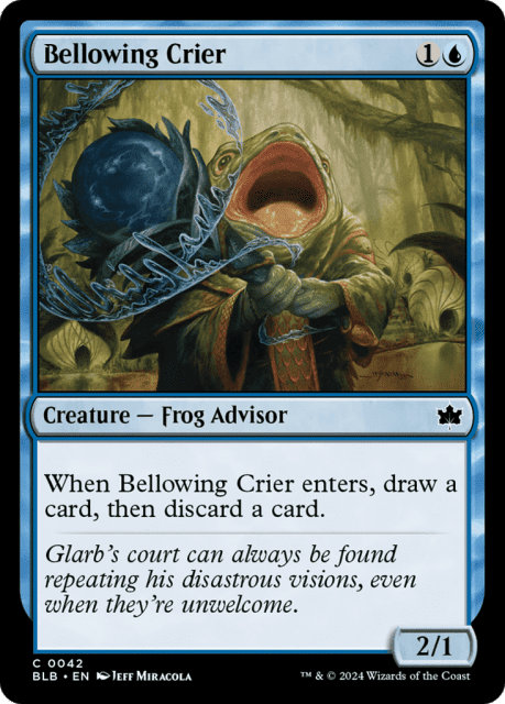 Bellowing Crier (42) — Bloomburrow