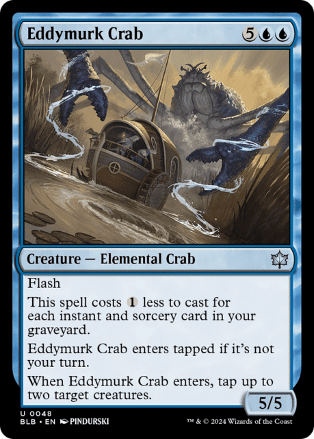 Eddymurk Crab (48) — Bloomburrow