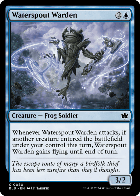 Waterspout Warden (80) — Bloomburrow
