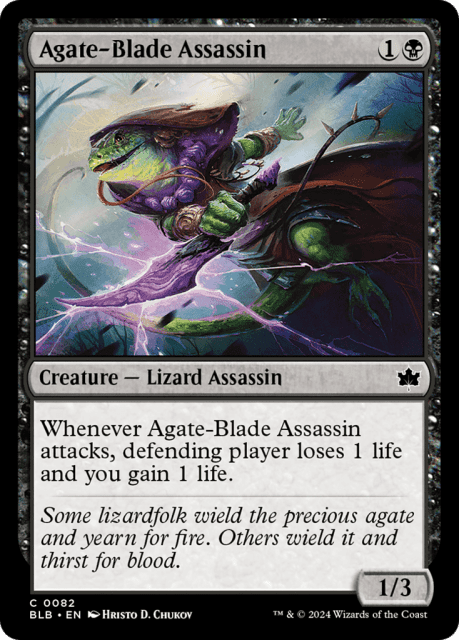 Agate-Blade Assassin (82) — Bloomburrow