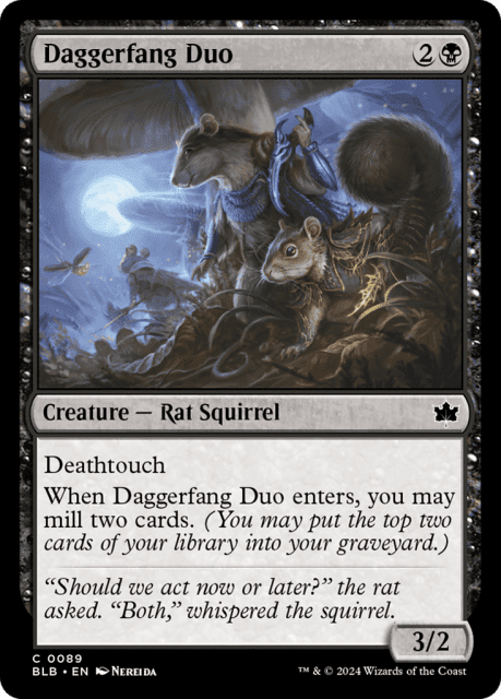 Daggerfang Duo (89) — Bloomburrow