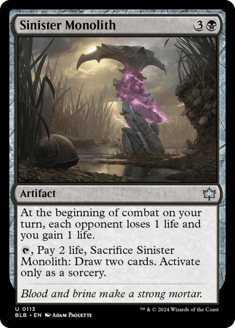 Sinister Monolith (113) — Bloomburrow