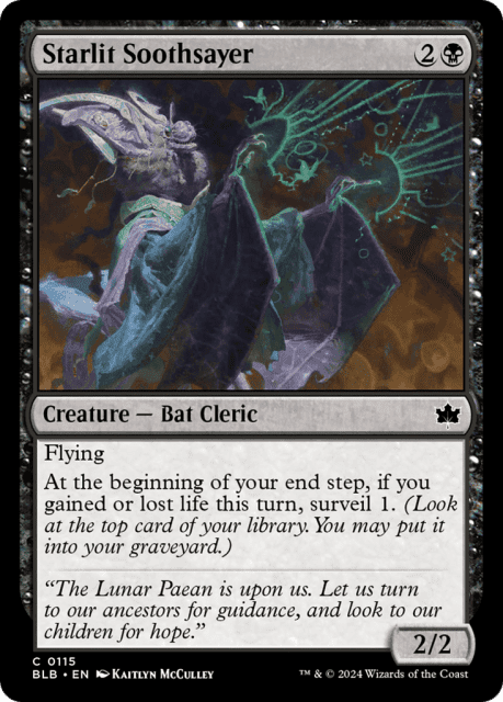 Starlit Soothsayer (115) — Bloomburrow