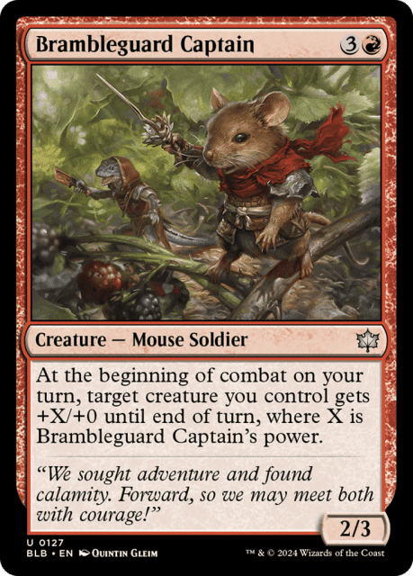 Brambleguard Captain (127) — Bloomburrow