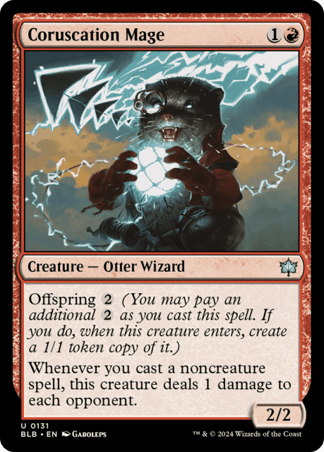 Coruscation Mage (131) — Bloomburrow