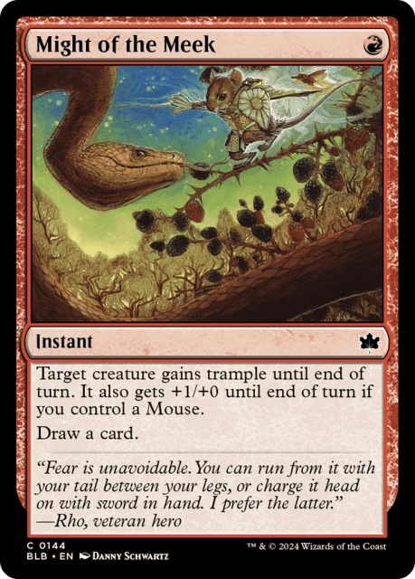 Might of the Meek (144) — Bloomburrow